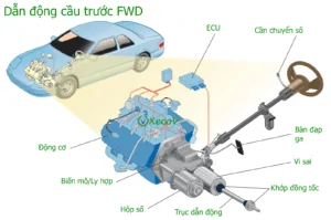 he thong truyen dong cau truoc FWD